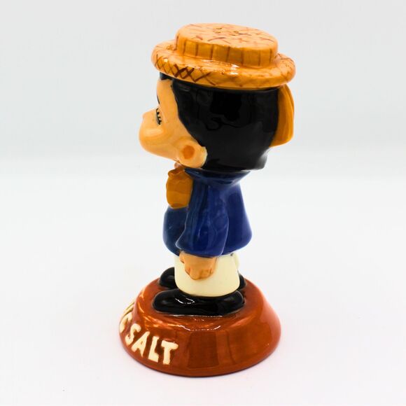 Vintage Italian Boy Garlic Salt Shaker Figurine Retro Kitchen Decor Farmhouse - Picture 4 of 7